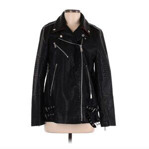 BCBG - Faux Leather Jacket - Size M